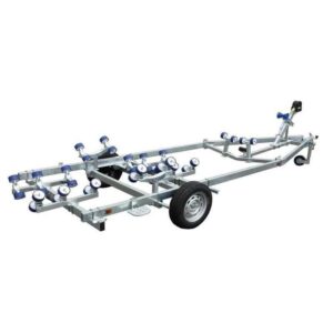 Chariot de mise à l'eau multi-rouleaux SUN WAY G1340MA19 - 1 essieu - PTAC : 1800 Kg