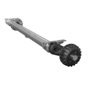 Essieu freiné AL-KO COMPACT pour remorque / dépanneuse 1500kg 1510mm 1880mm 5x112