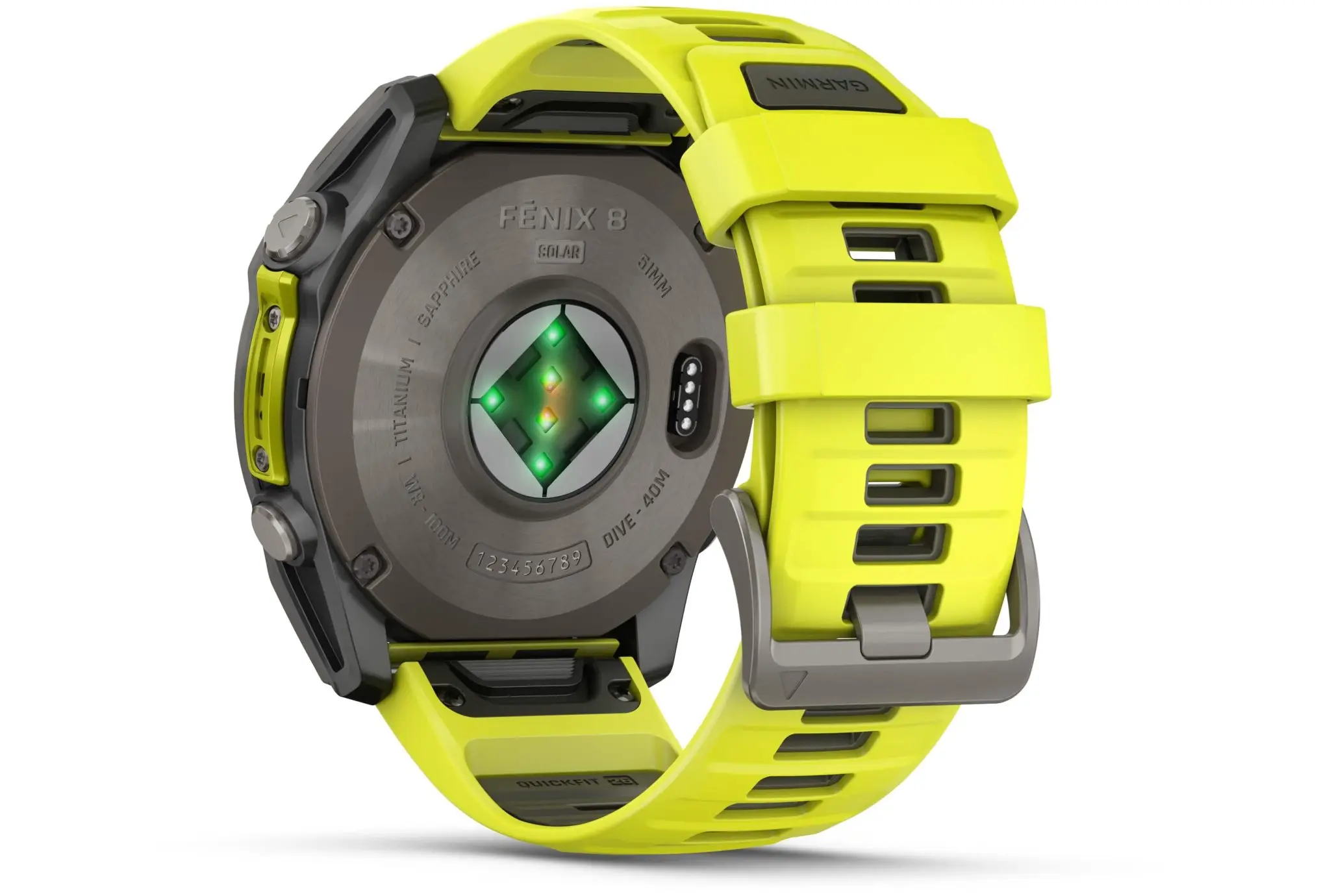 Montre Garmin Fenix 8 Solar Sapphire Titane 51mm – Image 6