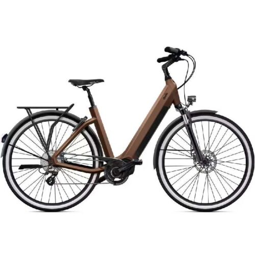 Vae o2feel​ iSwan City Up 6.1 Univ Shimano Altus 8V 540Wh 26&Prime; Marron